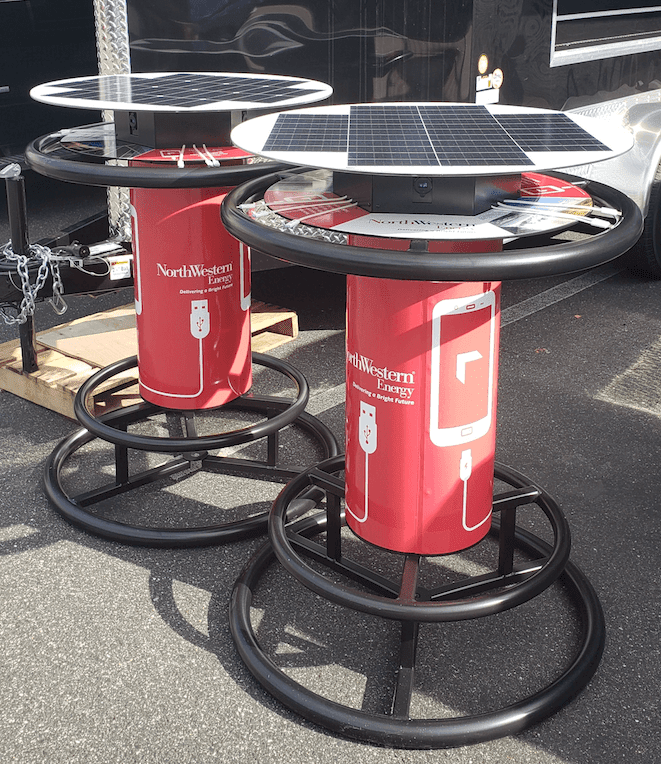 Solar Charging Table